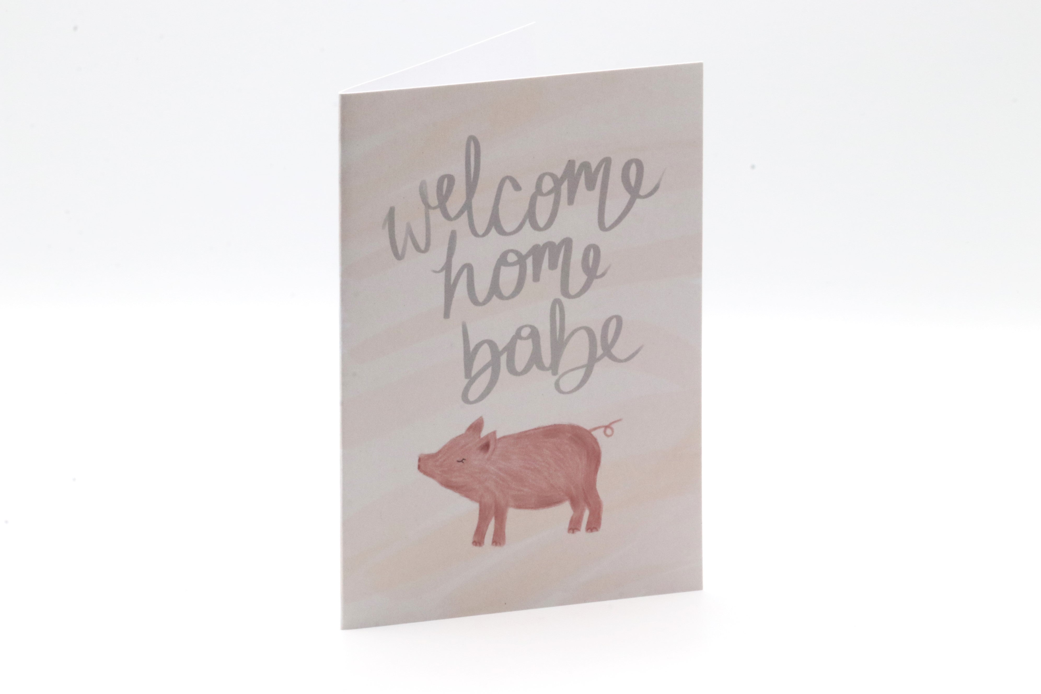 Welcome Home Babe - Baby card